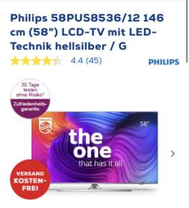 Philips 58PUS8536/12 Ambilight 58 Zoll 4K LCD TV Euronics XXL