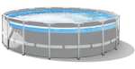 INTEX Prism Frame Premium Clearview Pool-Set mit Sichtfenstern, Maße 427x107 cm (26722NP)