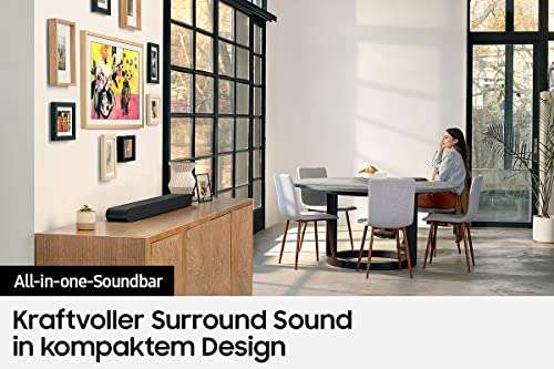 [amazon] Samsung HW-S56B 3.0-Kanal S-Soundbar (DTS Virtual:X, Q-Symphony, eingebauter Center Speaker)
