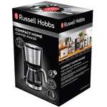 [Prime][Bestpreis] Russell Hobbs Kaffeemaschine Mini Compact (max 5 Tassen, 0,6l Glaskanne, inkl Permanentfilter, Warmhalteplatte)