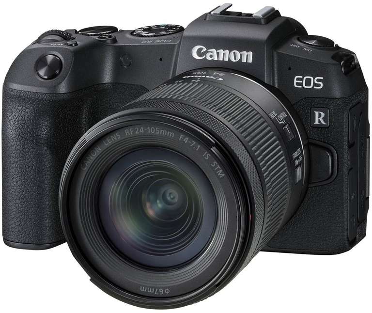 Canon-Kameras: z.B. EOS RP DSLM + RF 24-105mm 4.0-7.1 IS STM | EOS 2000D DSLR + 18-55mm | PowerShot G7 X Mark II Digitalkamera