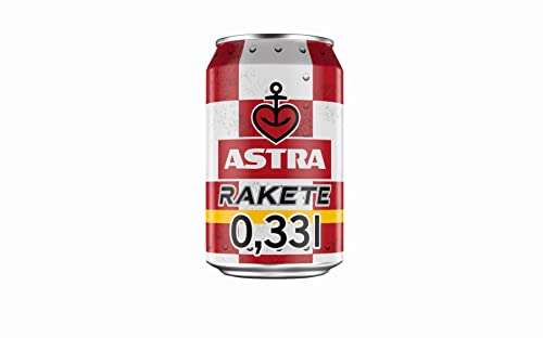 [PRIME] Astra Rakete Biermischgetränk, Bier Dose Einweg (24 x 0.33 L) 14,63€ + 6€ Pfand - 10% Gutschein und Sparabo