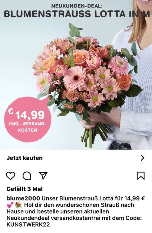 Blumenstrauß zu Ostern nur 14,99€