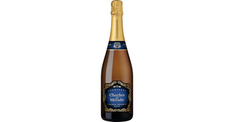 5x Charles du Monde Grande Réserve Brut, Champagne AC (Hawesko)