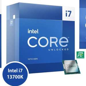 Intel Core i7-13700K 3,4 GHz 8+8 Kerne Prozessor Sockel 1700 - Boxed o.Lüfter (personalisiert / Klarna)