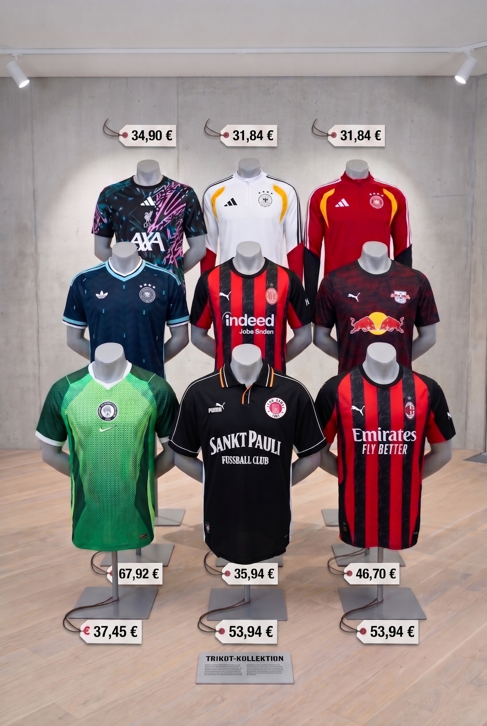 Fussball Sammeldeal • Nigeria 26 Heimtrikot • St. Pauli Retro 99/00 • AC Milan 25/26 • Deutschland 26 Away Authentic | Adidas•Puma•Nike uvm.