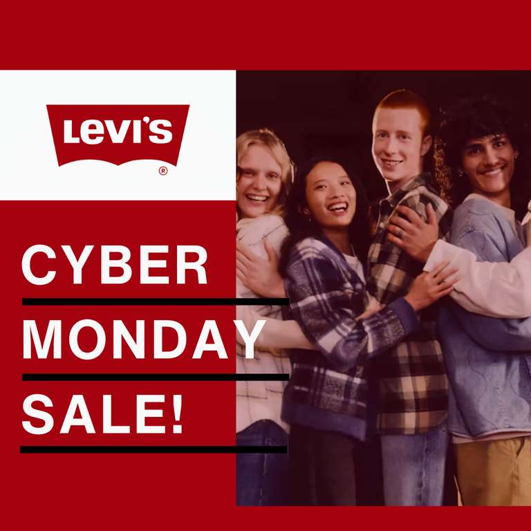 LEVI'S CYBER MONDAY 2023: bis zu 50 % auf alles + 20 % Rabatt extra + kostenloser Versand (für Levi's-Mitglieder), z.B. Socken