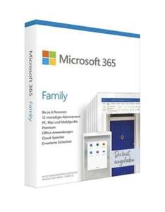 Microsoft Office 365 Family, 6 Nutzer, 1 Jahr