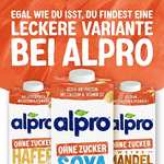 Alpro Sojadrink – Vegan und milchfrei – Von Natur aus laktosefrei und fettarm – 8 x 1 L – Haltbar (Prime Spar-Abo)