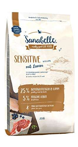 Sanabelle Sensitive Lamm Katzenfutter (Preisfehler) 4x2kg