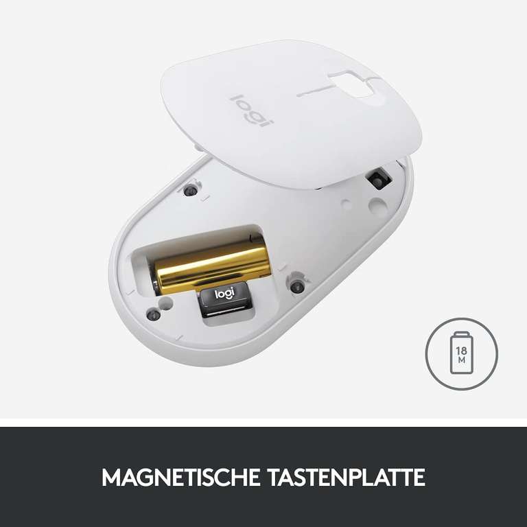 Logitech M350 Pebble Mouse » Reisemaus mit Bluetooth & 2.4 GHz Nano USB-Empfänger in Graphit für 11,98€ (Amazon Prime, Abholstation VK-frei)