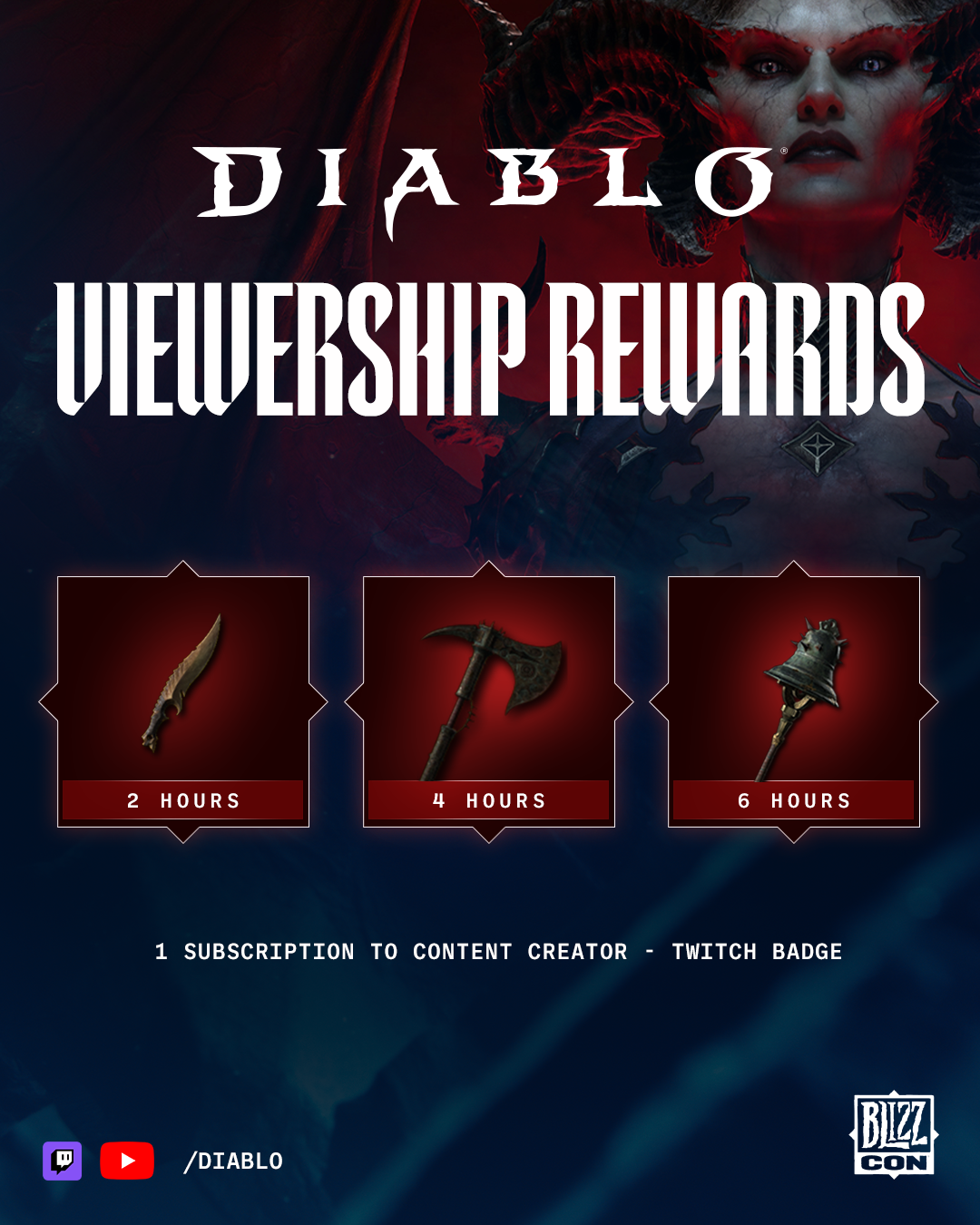 Twitch Drop ab 12.09 In-Game | Diablo IV, World of Warcraft, Overwatch, Hearthstone, Heroes of the Storm, StarCraft | bis zum 13.09