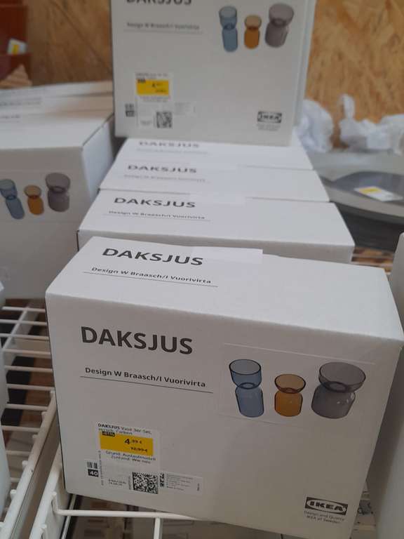 DAKSJUS Vase 3er-Set – dekorativ & farbenfroh, bei IKEA Ulm at IKEA| mydealz