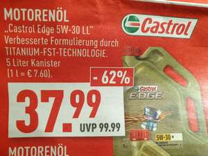 Castrol Edge 5W-30LL Titanium Motorenöl 5 Liter (Marktkauf Rhein-Ruhr) evtl. nochmal -10% durch TPG