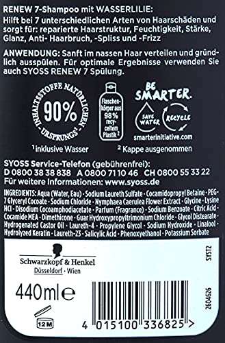 Syoss Shampoo Renew 7 (440 ml), Haarshampoo (Prime Spar-Abo)