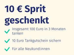 Ryd Pay Neukunden - 10€ Tankgutschein für 100€ Umsatz