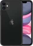 Apple iPhone 11 64GB schwarz (6.1", 1792x828, IPS, A13 Bionic, 4GB RAM, 12MP, 3110mAh, 18W, Lightning, Qi, IP68, 194g)