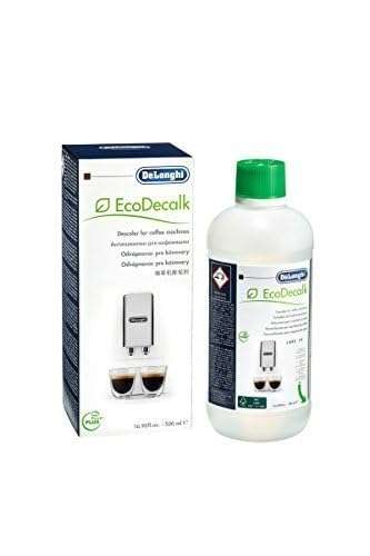 De'Longhi Original EcoDecalk DLSC 500 – Entkalker für Kaffeemaschinen & Kaffeevollautomaten, Universal Kalklöser 500ml (Prime)