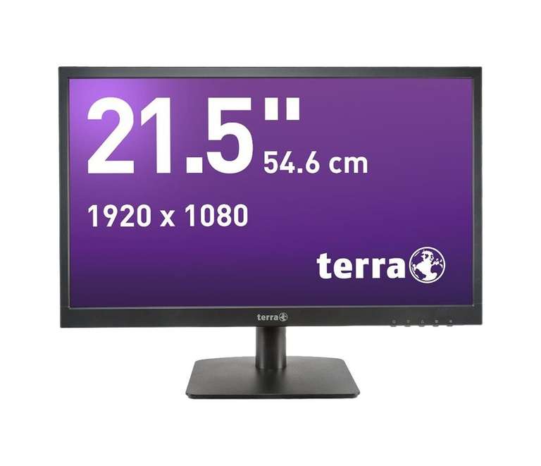 Terra Greenline Plus 2226W Monitor 21,5" (54,61cm) schwarz 1920x1080 1xHDMI / 1xVGA