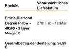 2 für 1: Emma Stützkissen (10 % CB Rabatt möglich und 8 % Cashback über zave.it)