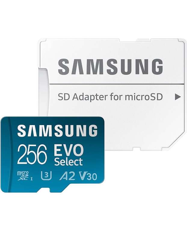 Samsung EVO Select microSD Speicherkart 256 GB inkl. SD-Adapter