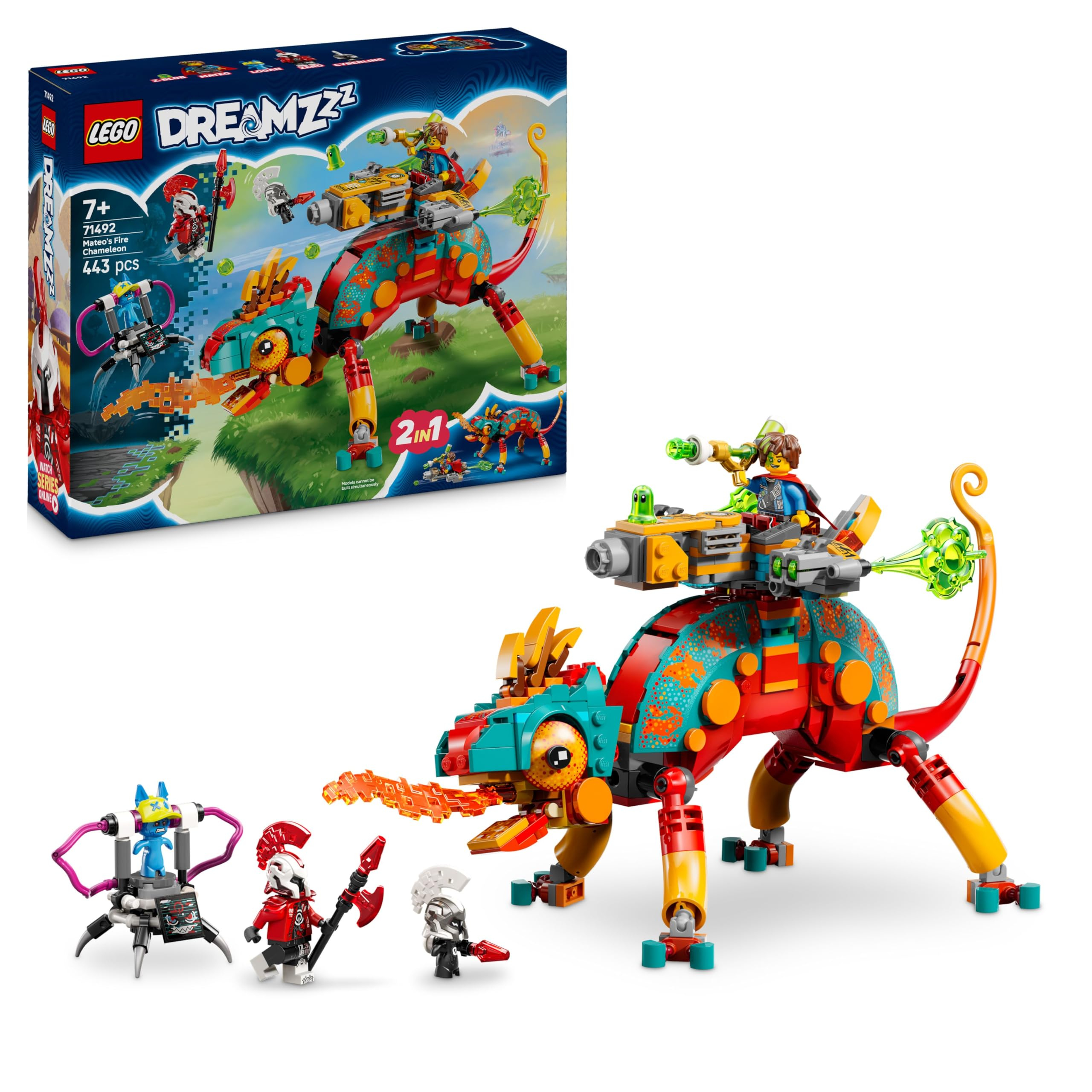 Über 30% Rabatt auf Lego (LEGO DREAMZzz Mateos Feuer-Chamäleon x Amazon Prime)