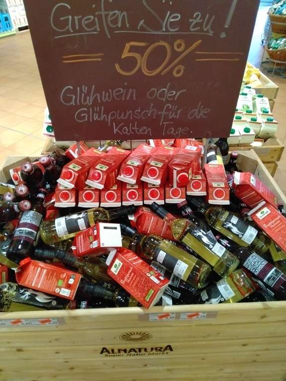 Alnatura Heißer Hirsch und Fruchtpunsch Reduziert 50% [Bundesweit]