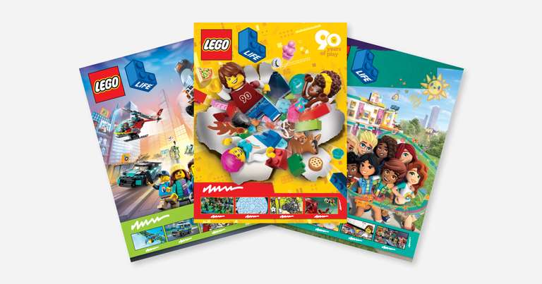 Kostenloses LEGO Life Magazin für Kinder von 5 bis 9 Jahren 4 mal pro Jahr!