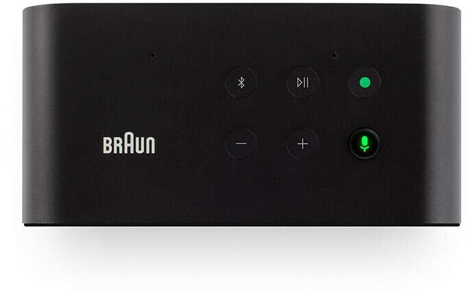 Braun Audio LE03 Smart Speaker - schwarz (WLAN, Bluetooth, Airplay 2, Chromecast, Stereo-Kopplung, AUX-In, Google Assistant)