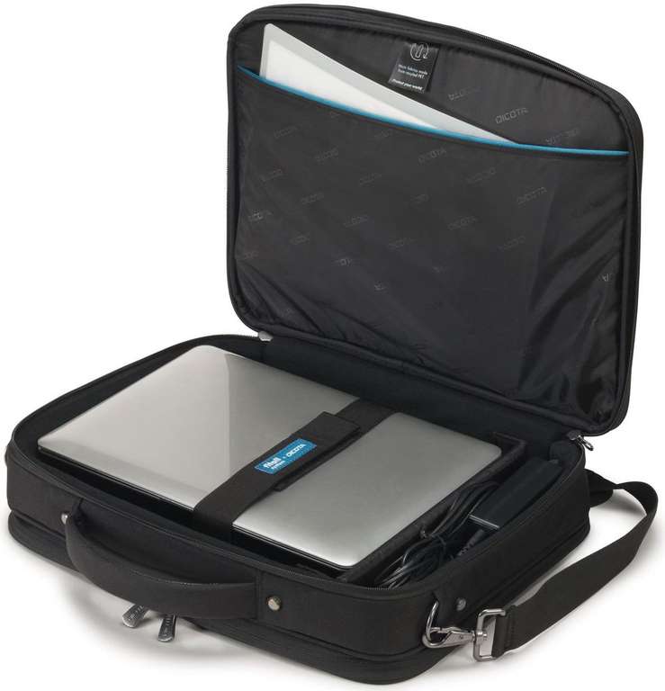 Dicota Eco Multi PRO Laptoptasche (Notebookfach bis 15.6", Tabletfach bis 12.9", 2 Dokumenten- & Vorfächer, Recycling-Polyster)
