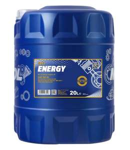20 Liter Mannol Energy 5W-30 Motoröl, VW 502.00 505.00 MB 229.5 ACEA B3 [kombiniert mit Topcashback - 5 €] eff. 54,39 €, 2,71 € pro Liter
