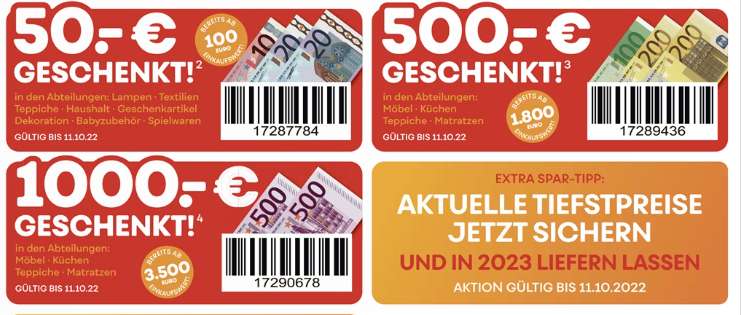 [Lokal] Möbel Kraft in SE - 50€ Rabatt ab 100€ auf z.B. Depot, Schleich, Lego, Playmobil, usw.