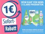 1€ Rabatt Coupon für den Kauf von 3 CLARO Produkten nach Wahl bis 30.06.2023