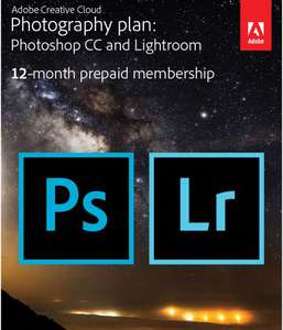 Adobe Creative Cloud Fotografie (1 Jahr) Photoshop + Lightroom