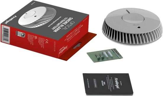 [4er-Pack] FireAngel Rauchmelder FA6120-INT | ST-622/ST-620 (mit 10-Jahres-Batterie, Q-Label, Rauchwarnmelder inkl. Magnethalter)