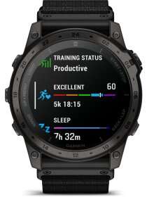 Garmin Tactix 7 Sapphire AMOLED Edition, Touchscreen Smartwatch, Nylonband, sowie zusätzliches, schwarzes Silikonarmband,Art Nr010-02931-01