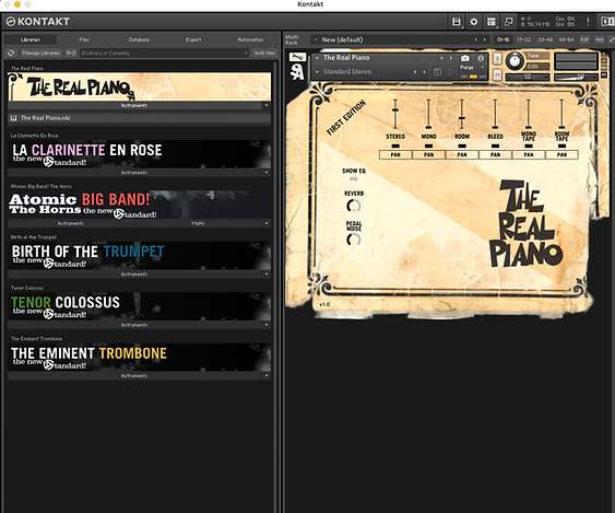 The Real Piano library für Kontakt Player AU AAX VST