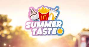[25.7-24.8] McDonald's App Summer Taste Aktion mit täglich wechselnden Angeboten