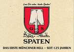 SPATEN Münchner Hell Flaschenbier, MEHRWEG im Kasten, Helles Bier aus München 5,2% vol. (20 x 0.5 l) (12,58€ möglich) (Prime Spar-Abo)
