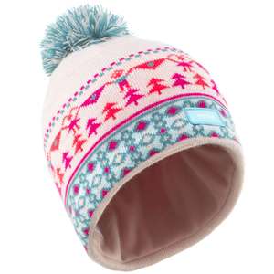 Skimütze Kinder - Jacquard rosa/türkis oder marineblau - Innenfutter Fleece (Click&Collect) oder 3,99€ Versand
