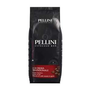 Pellini N.4 Tradizionale, Kaffeebohnen für Espresso 1kg, Arabica- und Robusta-Mischung [PRIME/Sparabo; für 11,49€ bei 5 Abos]