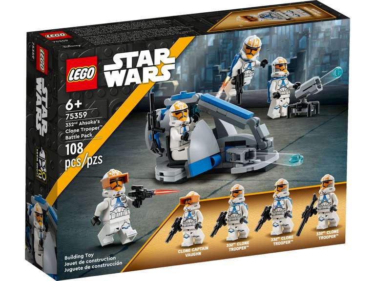 LEGO Star Wars Ahsokas Clone Trooper der 332. Kompanie - Battle Pack (75359) für 15,72 Euro [Thalia KultClub]