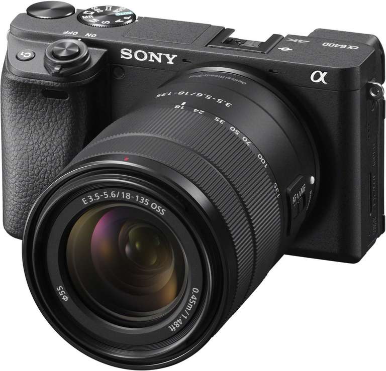 Sony Alpha 6400 Systemkamera inkl. SEL 18-135mm F3,5-5,6 Objektiv - Vorbestellung