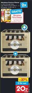 Zwei Kisten Warsteiner + Gratis Sixpack zum Knallerpreis (wahrscheinlich regional Süddeutschland)