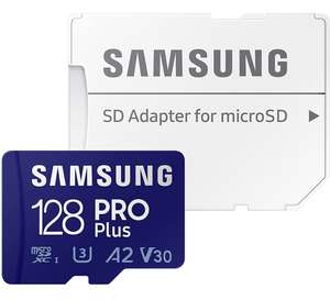 (OTTO up plus) 2 microSDXC Speicherkarten Samsung PRO Plus 128GB im Doppelpack für 19,99€ statt 45,80€ UVP