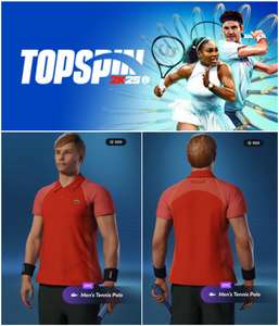 TopSpin 2K25: KOSTENLOSES Lacoste-Tennis-Poloshirt für Herren (Episch) und 5x 100 % EP-Boni (Code zur Verwendung im Pro Shop)