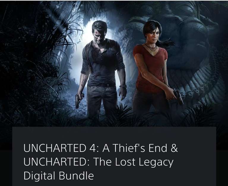 [PS Store]UNCHARTED 4: A Thief's End & UNCHARTED: The Lost Legacy Digital Bundle PS4