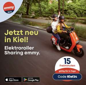 Emmy 15 Freiminuten E-Roller fahren (lokal in Kiel)