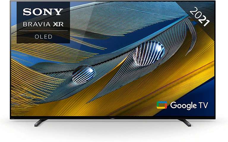 Sony XR55A80J OLED TV (55 Zoll (139 cm), 4K UHD, Smart TV, Android TV, Sprachsteuerung (Google Assistant, Alexa), ) Mit Coupon Amazon