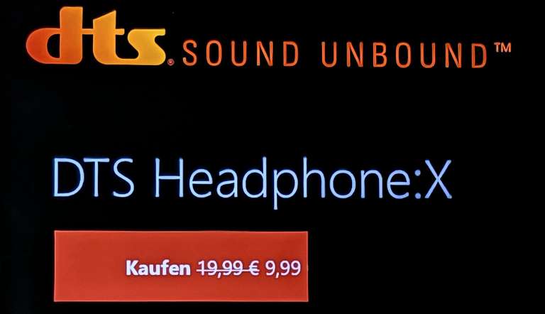 DTS Sound Unbound - Headphone:X 3D Klang für Xbox/Microsoft